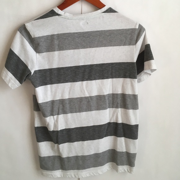 You Old Navy | Grey and White Striped T-shirt - Picture 2 of 2
